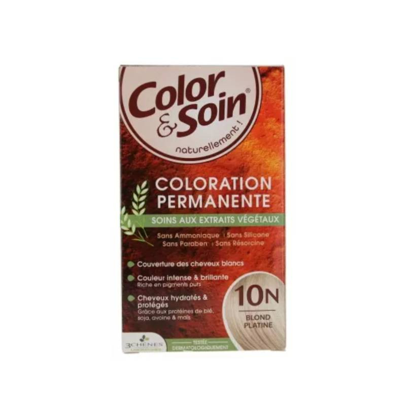 COLOR & SOIN BLOND PLATINE LES 3 CHENES 10N