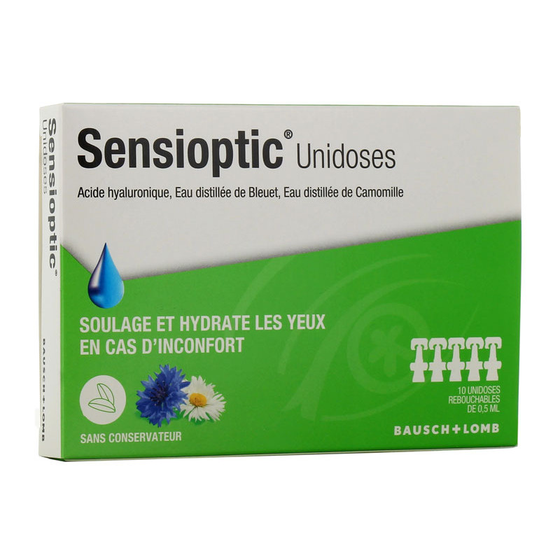 SENSIOPTIC UNIDOSES X10 BAUSCH + LOMB