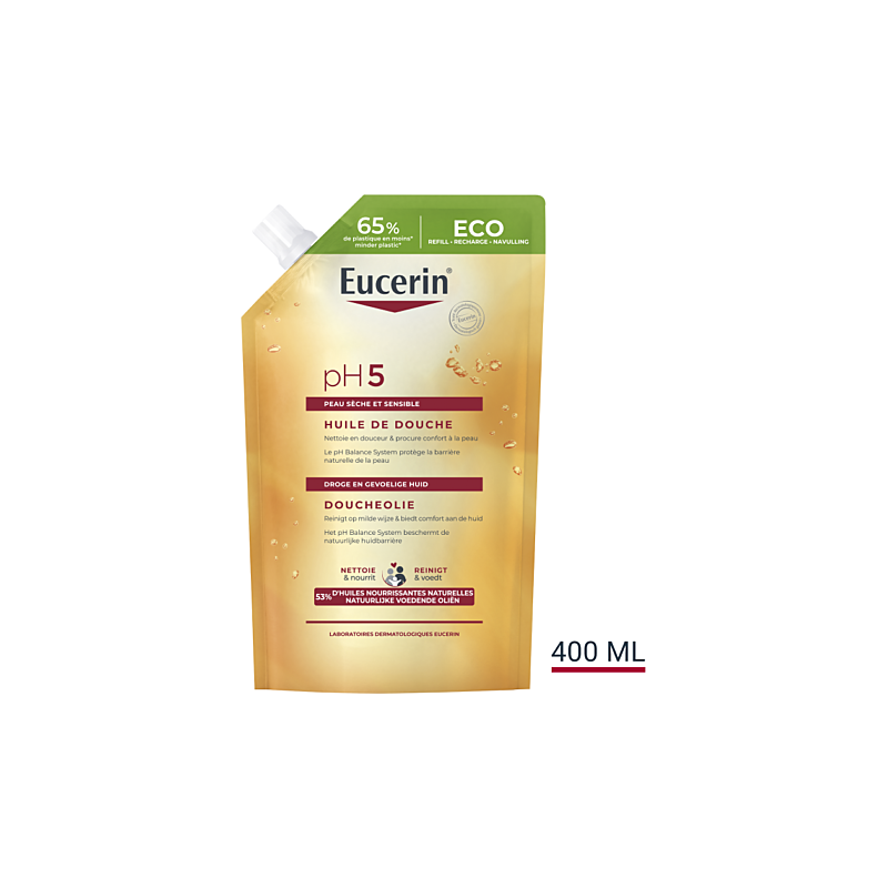 PH5 DOUCHE HUILE DE DOUCHE RECHARGE 400ML EUCERIN PH5 DOUCHE HUILE DE DOUCHE RECHARGE 400ML EUCERIN
