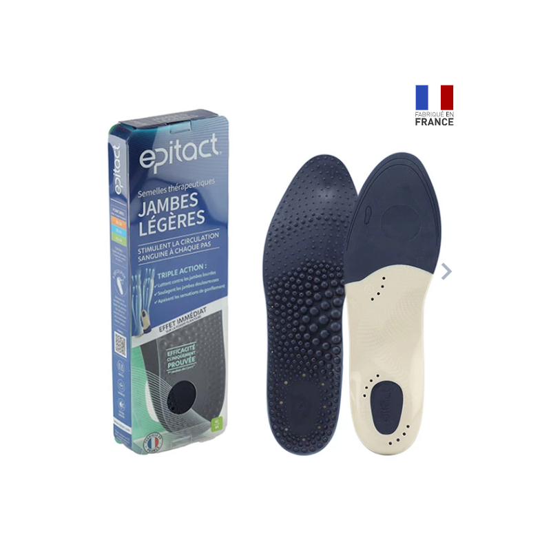 JAMBES LEGERES SEMELLES THERAPEUTIQUE TAILLE 36-38 EPITACT JAMBES LEGERES SEMELLES THERAPEUTIQUE TAILLE 36-38 EPITACT