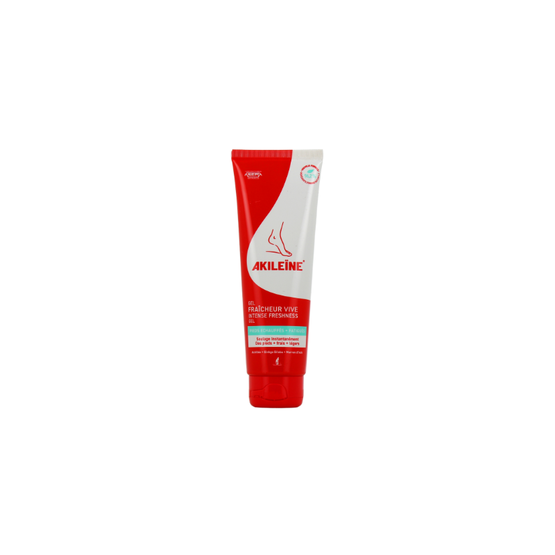 GEL FRAÎCHEUR VIVE INTENSE 125ML PIEDS ECHAUFFES + FATIGUES AKILEINE