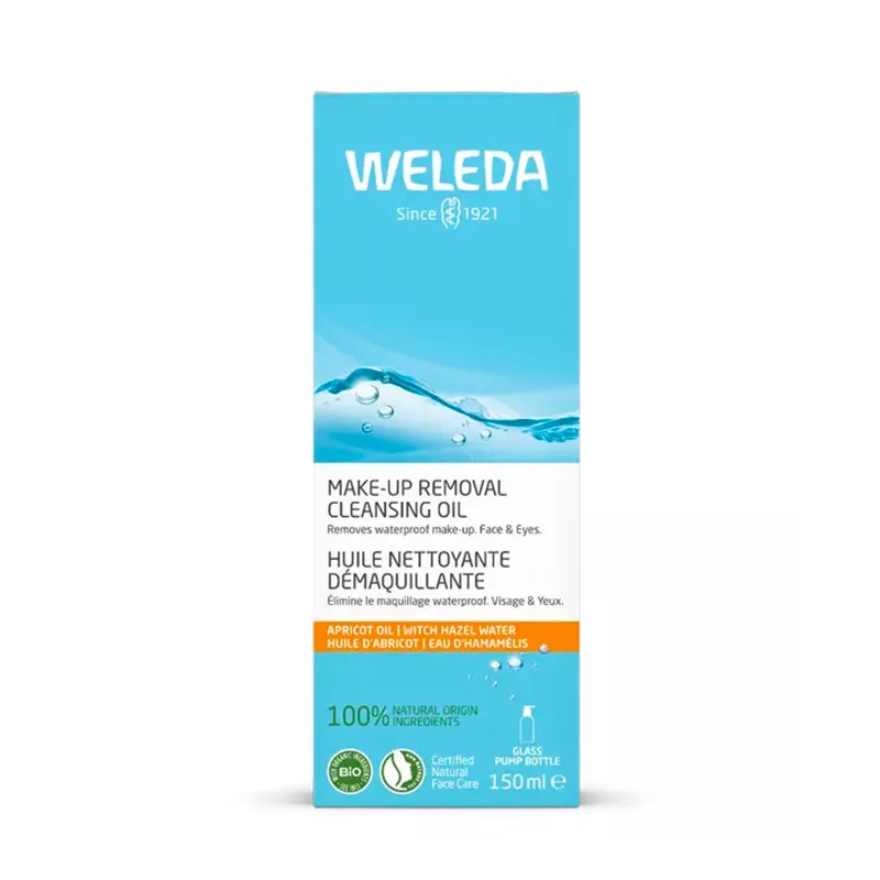 HUILE NETTOYANTE DEMAQUILLANTE BIO 150ML WELEDA