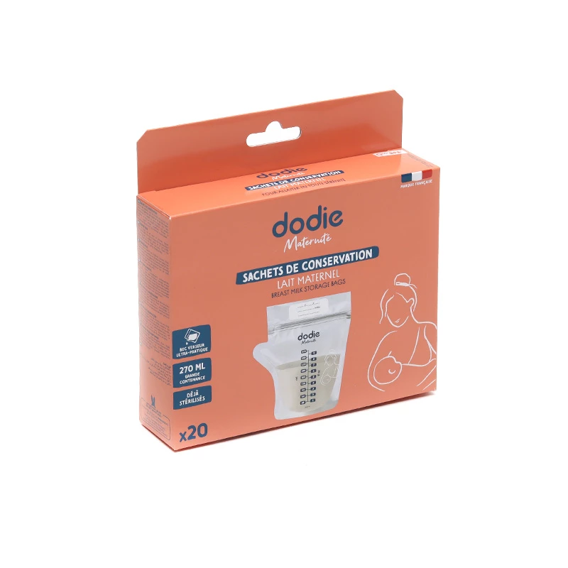 MATERNITÉ SACHETS DE CONSERVATION LAIT MATERNEL X20 DODIE MATERNITÉ SACHETS DE CONSERVATION LAIT MATERNEL X20 DODIE