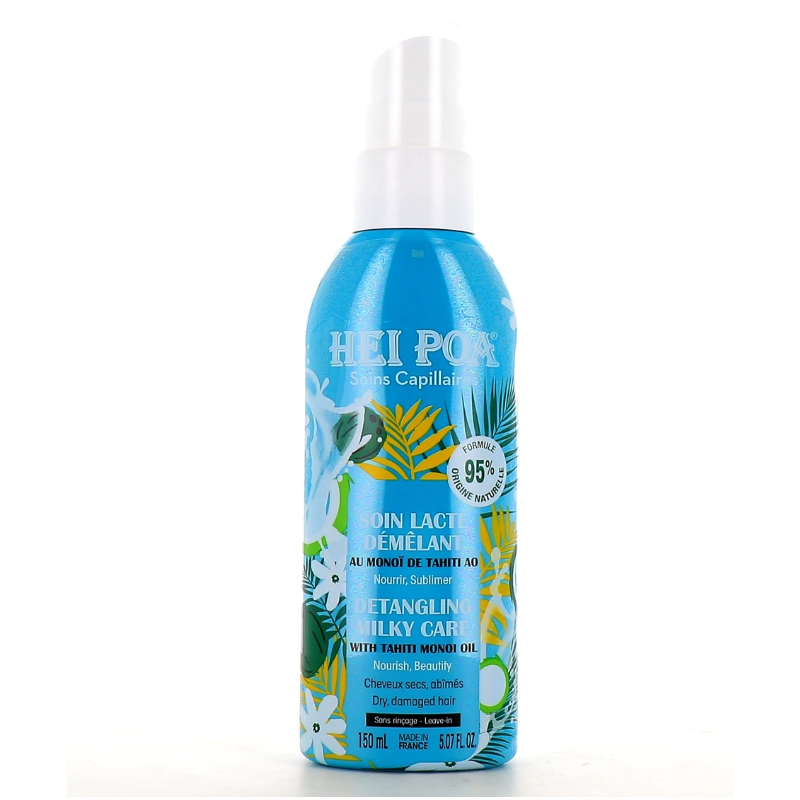 PUR MONOI SOIN LACTÉ DÉMÊLANT CHEVEUX 150ML HEI POA