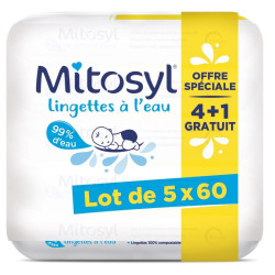 MITOSYL LINGETTES LOT DE 5X60 EG LABO