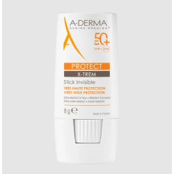 PROTECT X-TREM STICK INVISIBLE SOLAIRE SPF50+ 8G A-DERMA