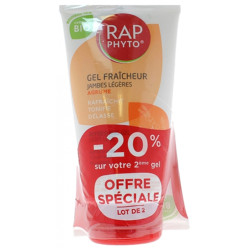 RAP PHYTO GEL FRAÎCHEUR BIO AGRUMES JAMBES LEGERES LOT DE 2 X 150ML