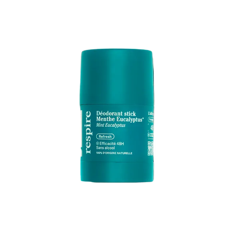 RESPIRE DEODORANT STICK 48H MENTHE EUCALYPTUS 50G