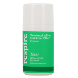 RESPIRE DEODORANT ROLL ON 24H BIO FRAÎCHEUR D'ALOE 50ML