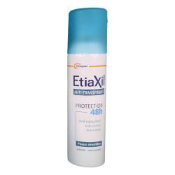 DEODORANT ANTI TRANSPIRANT 48H Peau sensible Spray de 150ML ETIAXIL