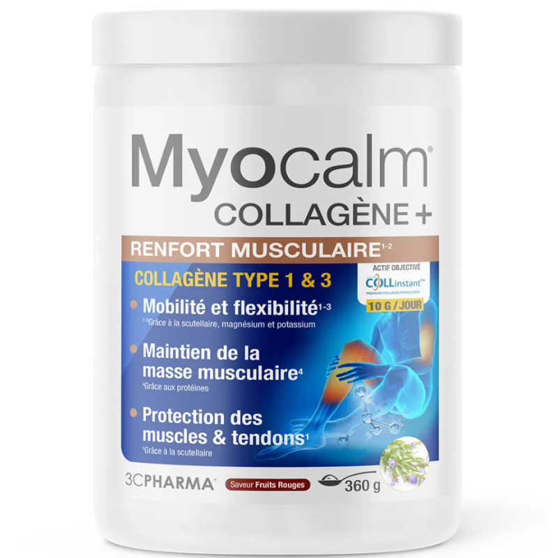 MYOCALM COLLAGENE+ RENFORT MUSCULAIRE 360G 3C PHARMA