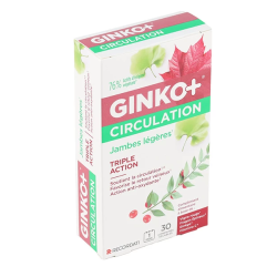 GINKO+ CIRCULATION 30 COMPRIMES RECORDATI