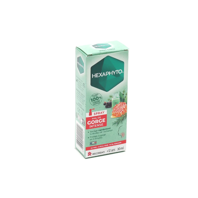 HEXAPHYTO SPRAY MAL DE GORGE INTENSE 30ML RECORDATI