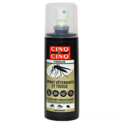 CINQ SUR CINQ SPRAY VETEMENTS ET TISSUS ANTI-MOUSTIQUES 100ML