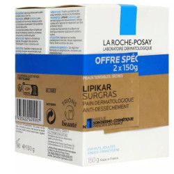 LIPIKAR PAINS SURGRAS LOT 2x150 G LA ROCHE POSAY