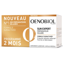 SUN EXPERT PREPARATEUR SOLAIRE LOT DE 2 X 30 CAPSULES OENOBIOL