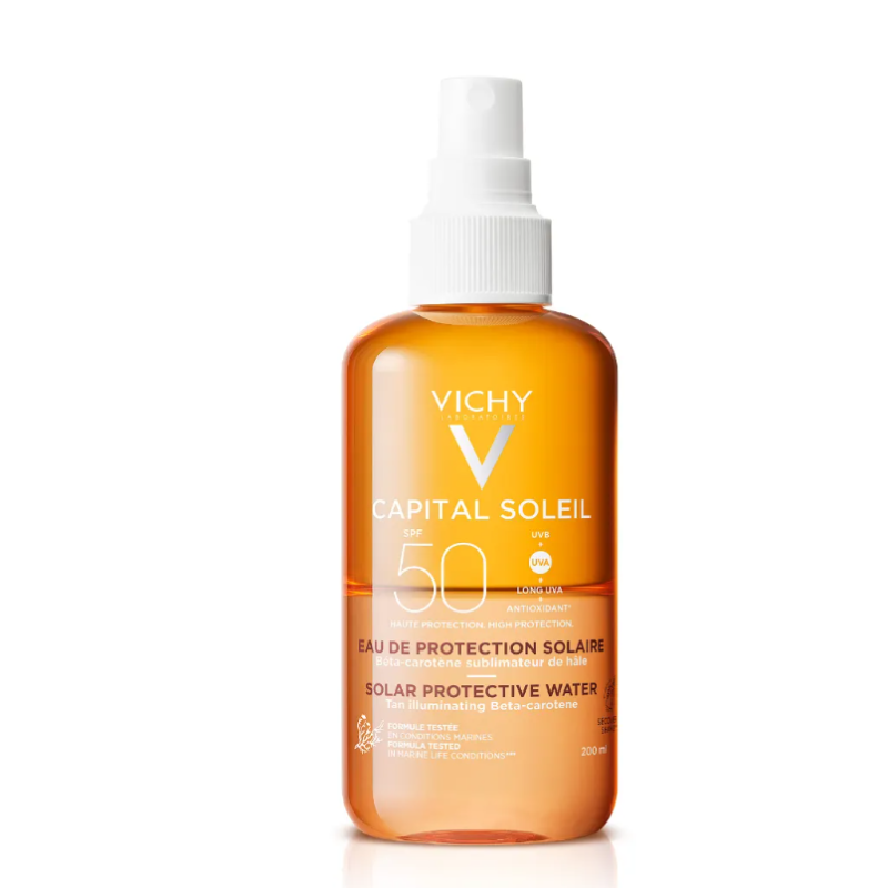 CAPITAL SOLEIL EAU DE PROTECTION SOLAIRE SPF50 200ML VICHY