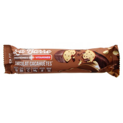 BARRE PROTEINEE Saveur Chocolat cacahuètes 49G EAFIT