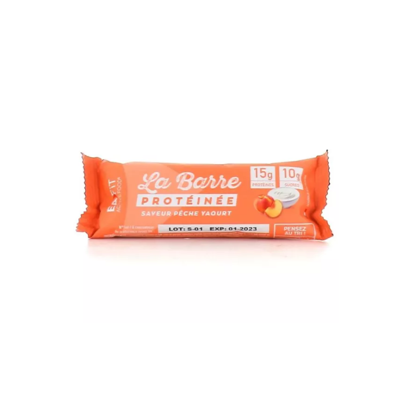 BARRE PROTEINEE Saveur PÊCHE YAOURT 46G EAFIT
