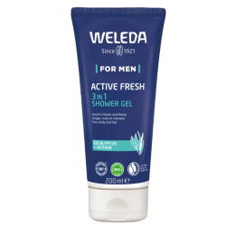 GEL DOUCHE ACTIVE FRESH pour homme BIO 200ML WELEDA