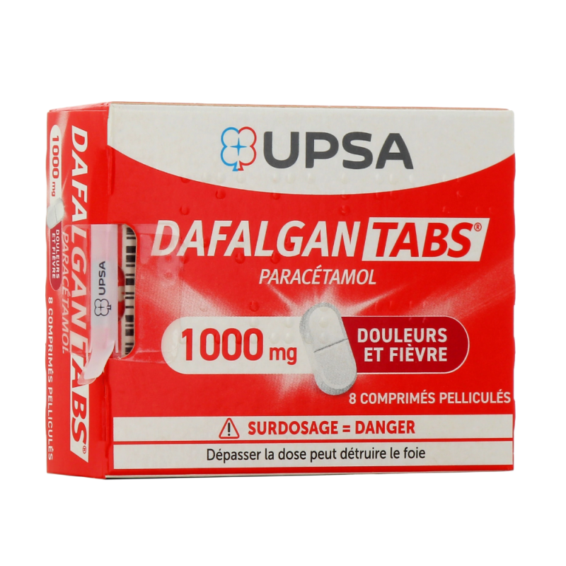 DAFALGANTABS 1000MG 8 COMPRIMES UPSA DAFALGANTABS 1000MG 8 COMPRIMES UPSA