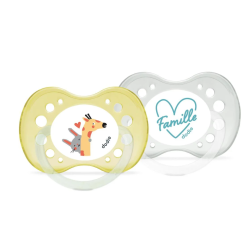 SUCETTE ANATOMIQUE +18 MOIS SILICONE FAN LOT DE 2 DODIE