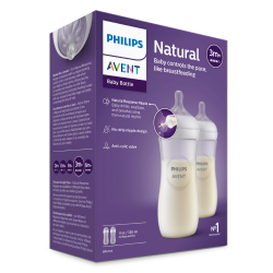 BIBERON NATURAL RESPONSE 3 mois et + 2 X 330ML AVENT