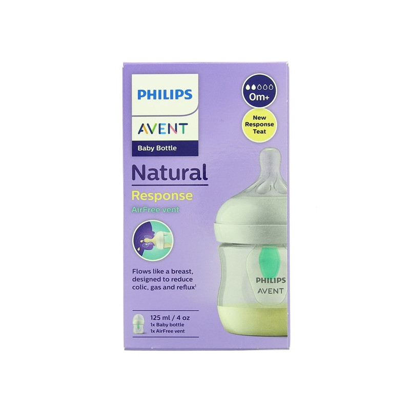 BIBERON NATURAL RESPONSE 0 mois et + 125ML AVENT