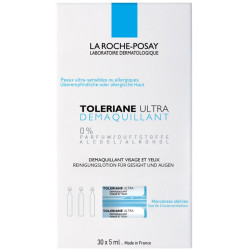 TOLERIANE ULTRA DEMAQUILLANT 30 X 5ML MONODOSES LA ROCHE POSAY