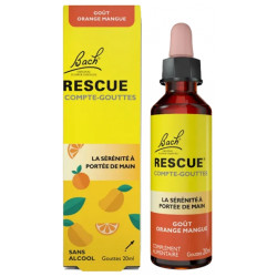 RESCUE ORANGE MANGUE COMPTE GOUTTES 20ML BACH
