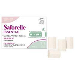 ESSENTIAL SOIN LAVANT INTIME APAISANT RECHARGE 4X6G SAFORELLE