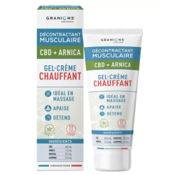 CBD + ARNICA GEL CREME CHAUFFANT 75ML GRANIONS