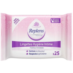 REPLENS LINGETTES HYGIENE INTIME  X25 LABORATOIRE FUMOUZE