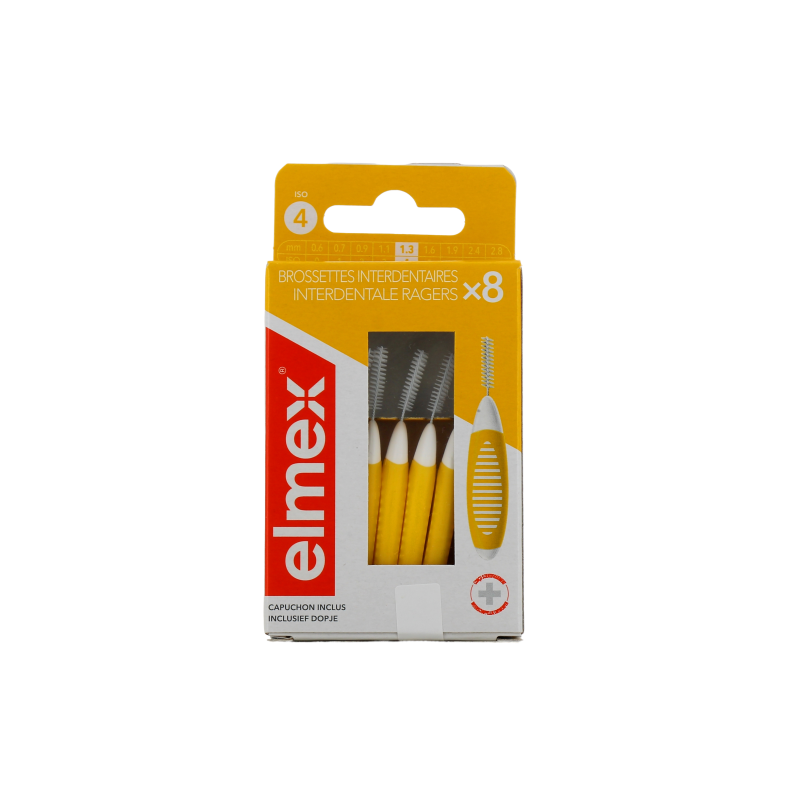 BROSSETTES INTERDENTAIRES ISO 4 X8 ELMEX BROSSETTES INTERDENTAIRES ISO 4 X8 ELMEX