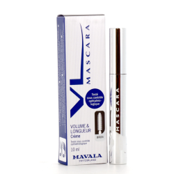 MASCARA CREME VOLUME ET LONGUEUR MARRON 10ML MAVALA