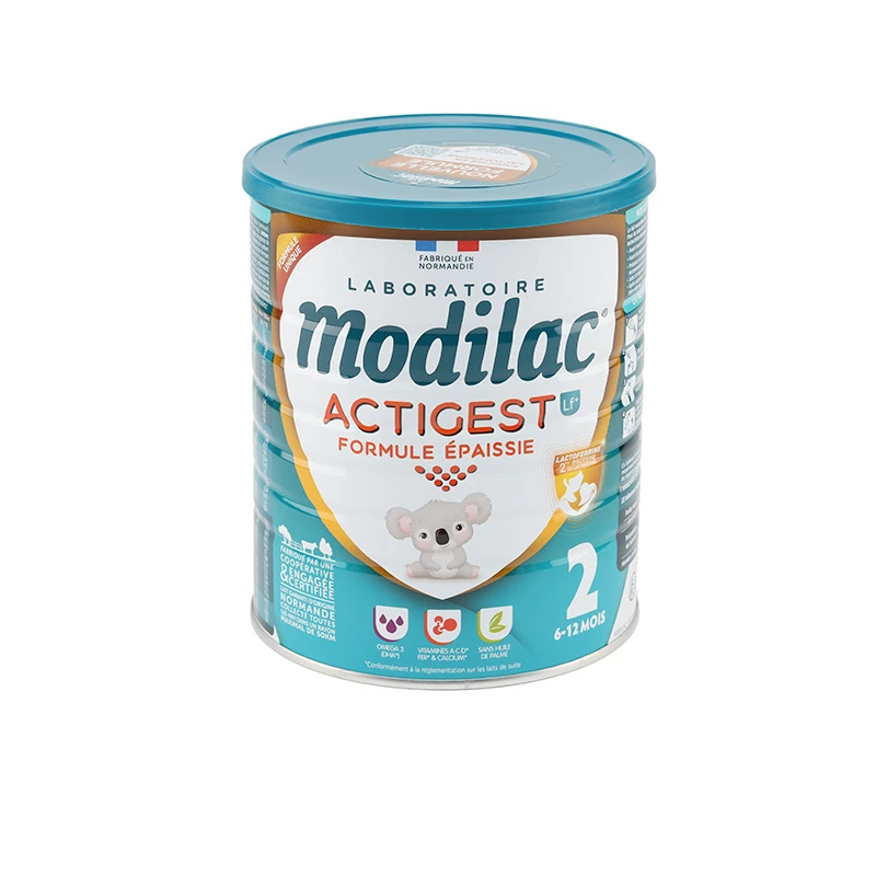 ACTIGEST 2 - 6 à 12 mois Formule épaissie Lf+ 800G MODILAC ACTIGEST 2 - 6 à 12 mois Formule épaissie Lf+ 800G MODILAC