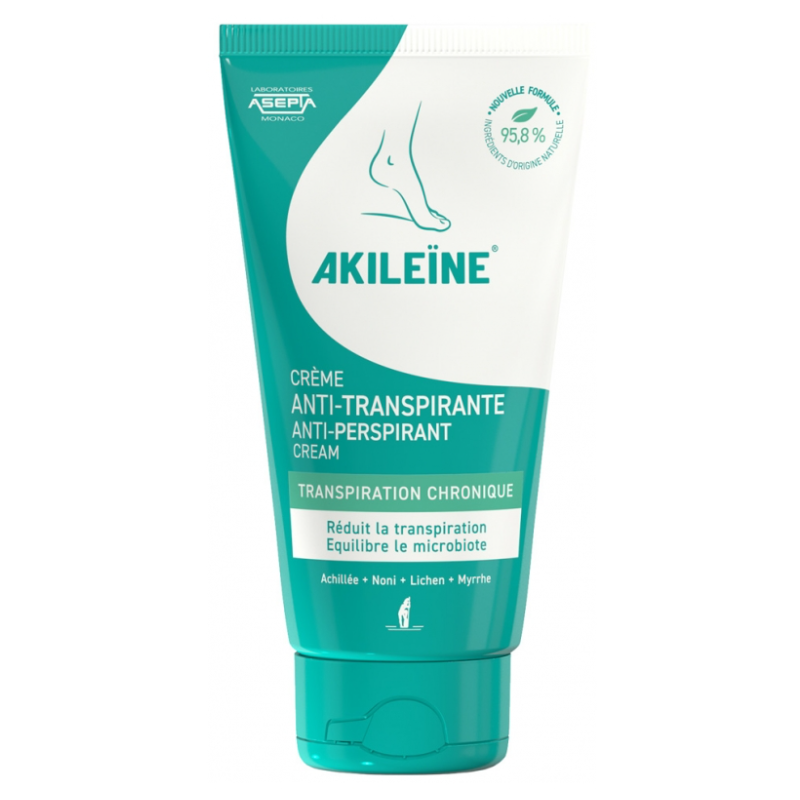 CREME ANTI TRANSPIRANTE 75ML AKILEINE CREME ANTI TRANSPIRANTE 75ML AKILEINE