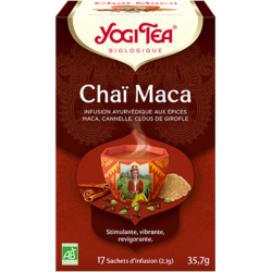 INFUSION CHAÏ MACA  BIO 17 SACHETS YOGI TEA