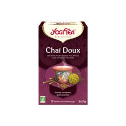 INFUSION CHAÏ DOUX BIO 17 SACHETS YOGI TEA
