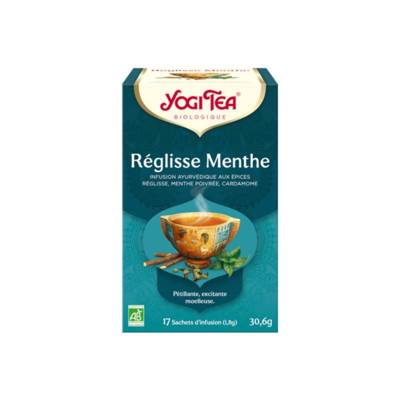 INFUSION REGLISSE MENTHE BIO 17 SACHETS YOGI TEA INFUSION REGLISSE MENTHE BIO 17 SACHETS YOGI TEA