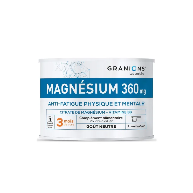 MAGNESIUM 360 MG 210G GRANIONS