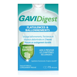 GAVIDIGEST FLATULENCES BALLONNEMENTS 15 GELULES