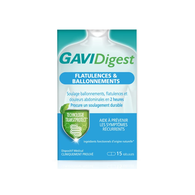 GAVIDIGEST FLATULENCES BALLONNEMENTS 15 GELULES GAVIDIGEST FLATULENCES BALLONNEMENTS 15 GELULES