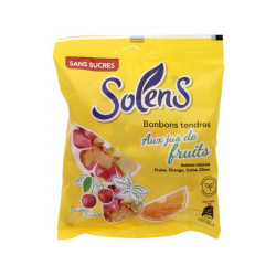 BONBONS TENDRES AUX JUS DE FRUITS 100G SOLENS