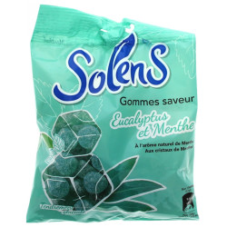 GOMMES SAVEUR EUCALYPTUS MENTHE 100G SOLENS