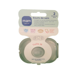 BOUTS DE SEIN ALLAITEMENT x2  TAILLE M MAM