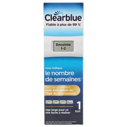 TEST DE GROSSESSE ESTIMATION de l'AGE de la GROSSESSE CLEARBLUE