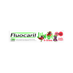 DENTIFRICE JUNIOR 6-13ANS FRUITS ROUGES 75ML FLUOCARIL