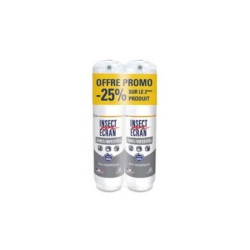 INSECT ECRAN ZONES INFESTEES REPULSIF PEAU ADULTES ENFANTS LOT DE 2 X 100ML