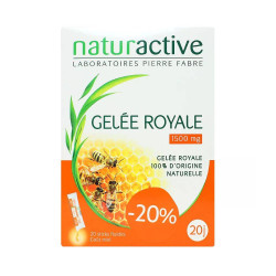 GELEE ROYALE 1500mg 20 STICKS FLUIDES NATURACTIVE